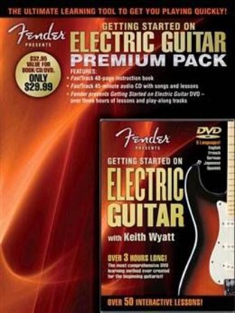 Slika FENDER ELECTRIC GUITAR PREMIUM PACK+DVD