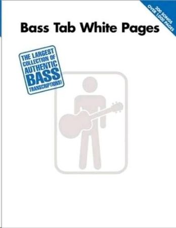 Slika BASS TAB WHITE PAGES 200 SONGS OVER 1000PAGES