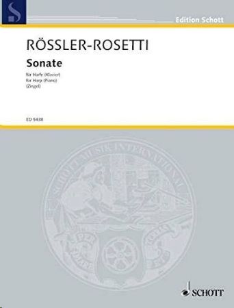 Slika ROSSLER/ROSETTI:SONATE FOR HARP(ZINGEL)
