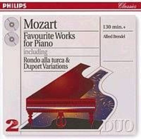 MOZART:FAVOURITE WORKS FOR PIANO