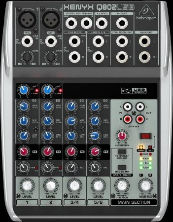 BEHRINGER MIKSER XENYX Q802USB