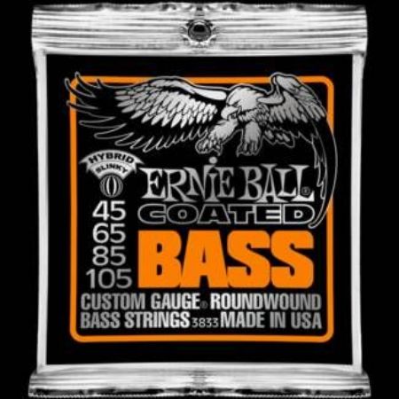 ERNIE BALL strune za bas kitaro SET 3833 BASS COATED HYBRID 045-105