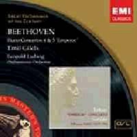 BEETHOVEN:PIANO CONCERTO4&5/GILELS