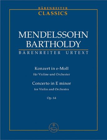 MENDELSSOHN:KONZERT E-MOLL PARTITURA