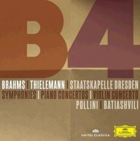 Slika BRAHMS:SYMPHONIES,PIANO CONCERTOS,VIOLIN CONC./POLLINI,BATIASHVILI,THIELEMANN