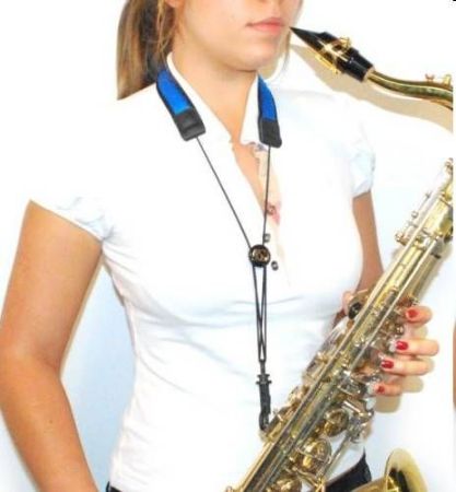 Slika BG pas za klarinet - cool strap C96E - moder