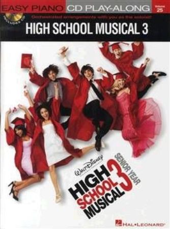 HIGH SCHOOL MUSICAL 3 PLAY ALONG PIANO +CD