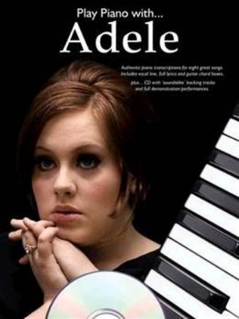 Slika PLAY PIANO WITH ADELE +CD