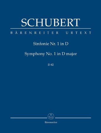 Slika SCHUBERT:SYMPHONY NO.1, STUDY SCORE