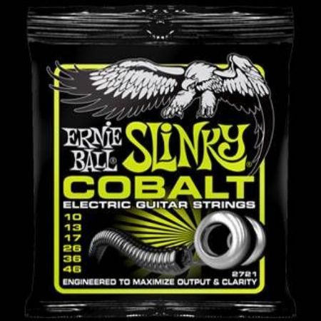 Slika ERNIE BALL strune za električno kitaro SET 2721 010-046 COBALT REGULAR