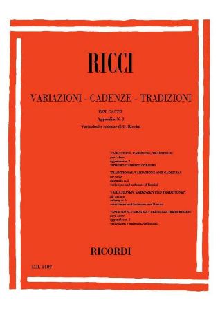 RICCI:VARIAZIONI E CADENZE