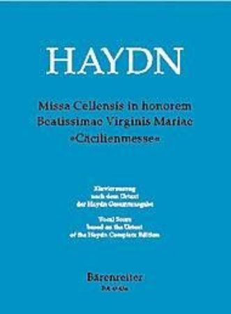 Slika HAYDN: CECILIA MASS HOB.XXII:5 VOCAL SCORE