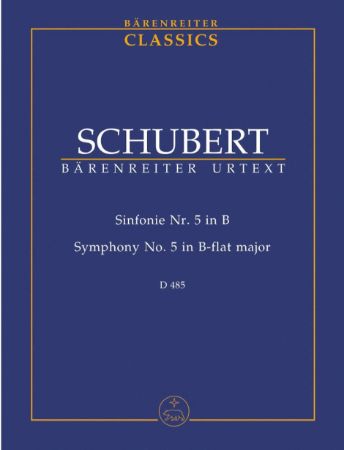 SCHUBERT:SYMPHONY NO.5 IN B SCORE