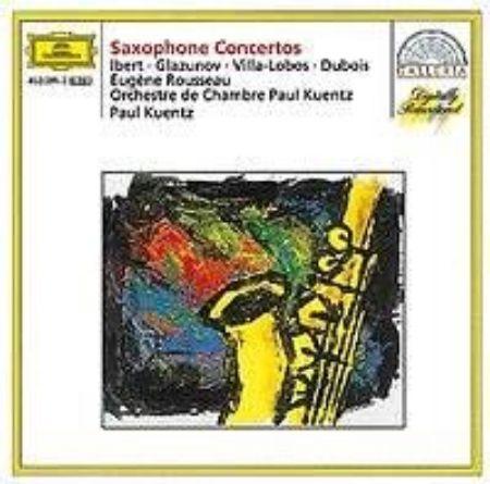 Slika IBERT,GLAZUNOV:SAXOPHONE CONCERTOS