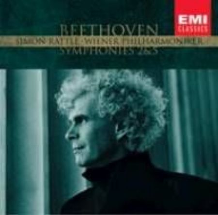 Slika BEETHOVEN:SYMPHONIES 2&5/RATTLE