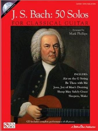 Slika BACH J.S.:50 SOLOS FOR CLASICAL GUITAR