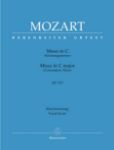 MOZART:MISSA IN C CORONATION MASS KV317 VOCAL SCORE