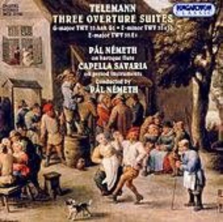 Slika TELEMANN:THREE OVERTURE SUITES