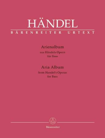 HANDEL:ARIA ALBUM FOR BASS