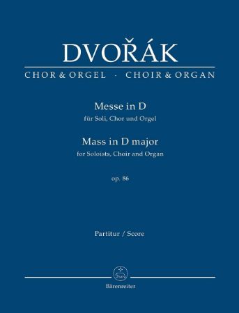 Slika DVORAK:MASS IN D MAJOR,SOLISTS,CHOIR&ORGEL