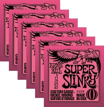 Slika ERNIE BALL strune za električno kitaro SET 2223 009-042