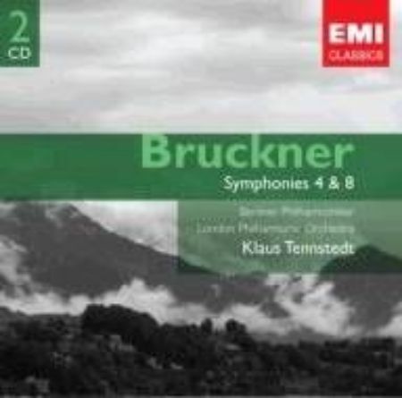 BRUCKNER - SYMPH.4&8,KLAUS TENNSTEDT