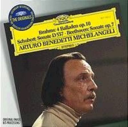 Slika BRAHMS,SCHUBERT:BALLADEN,SONATA/MICHELANGELI