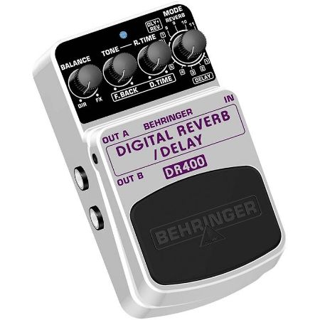 BEHRINGER PEDAL DR400 DIGITAL REVERB/DELAY