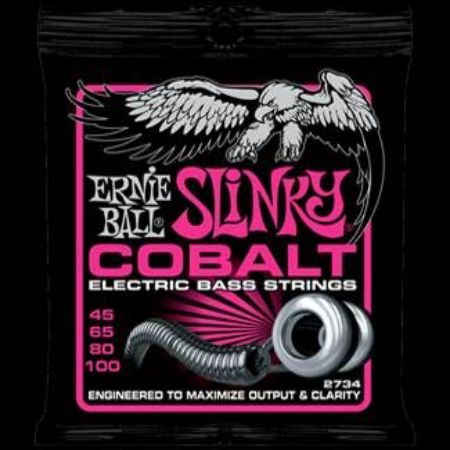 ERNIE BALL strune za bas kitaro SET 2734 COBALT BASS SUPER SLINKY 045-100