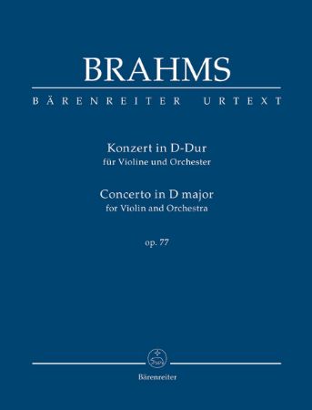 BRAHMS:CONCERTO IN D MAJOR OP.77 STUDY SCORE