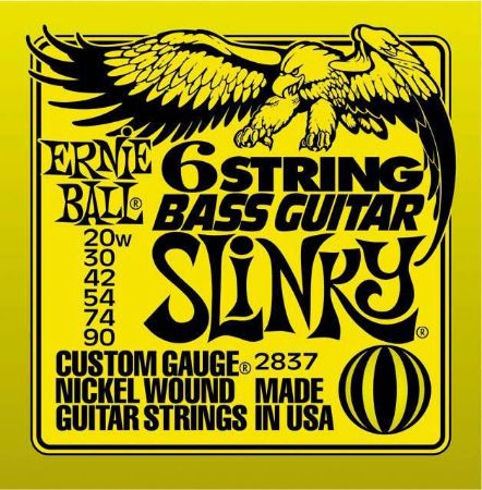 Slika ERNIE BALL SET strun za bariton kitaro 2837 BASS 020-090/6