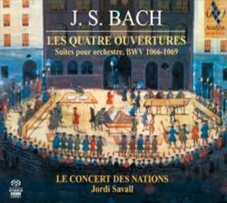 Slika BACH J.S.:LES QUATRE OUVERTURES/SAVALL