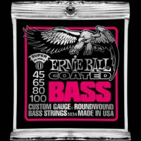 ERNIE BALL strune za bas kitaro SET 3834 BASS COATED SUPER 045-100