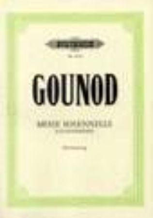 Slika GOUNOD:MESSE SOLENNELLE VOCAL SCORE