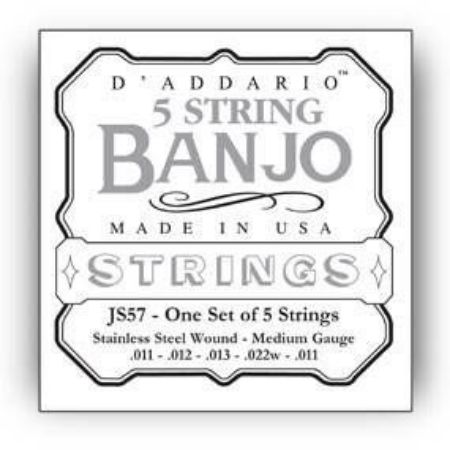 Slika Strune D'Addario za BANJO JS57 011-022 med