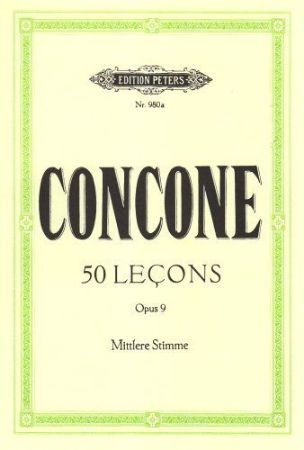 CONCONE:50 LECONS OP.9 MITTLERE STIMME