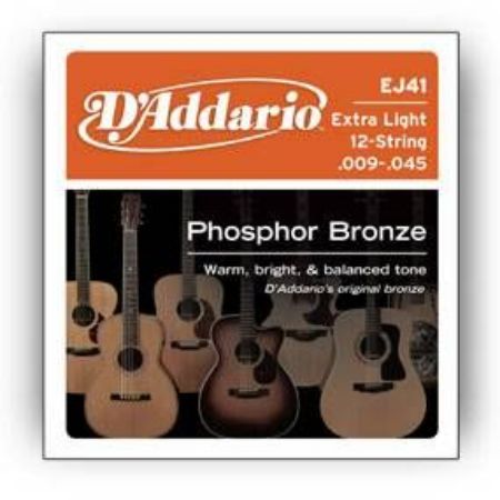 Slika DAddario strune za akustično kitaro EJ41 12 strun 9-45