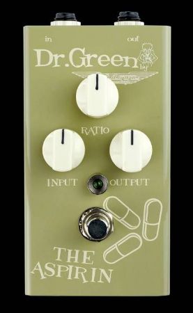 ASHDOWN DR GREEN PEDAL THE ASPIRIN COMPRESSOR PEDAL 