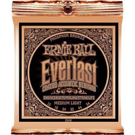 Slika ERNIE BALL strune za akustično kitaro SET 2546 012-054 EVERLAST COATED