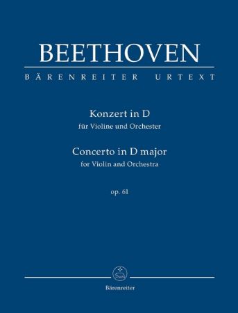 BEETHOVEN:CONCERTO IN D MAJOR OP.61 STUDY SCORE 