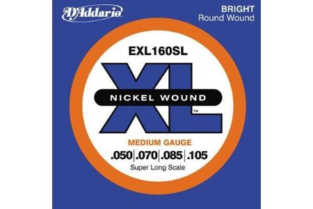 Slika Strune D'Addario kitara bas EXL160SL SUPER LONG 50-105