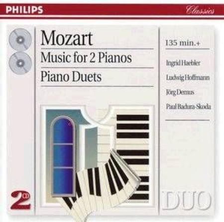 MOZART:MUSIC FOR 2 PIANOS