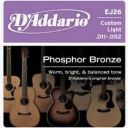 Slika DAddario strune za akustično kitaro EJ26 ph.bronze 11-52