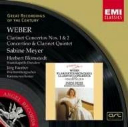 Slika WEBER:CLARINET CONCERTOS1,2/MEYER