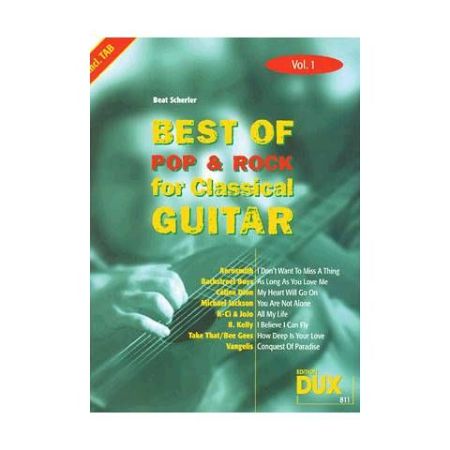 SCHERLER:BEST OF POP & ROCK FOR CLASSICAL GUITAR 1