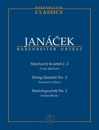 JANAČEK:STRING QUARTET NO.2 SCORE