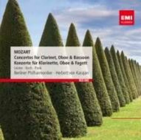 Slika MOZART:CONCERTOS FOR CLARINET,OBOE&BASSOON/KARAJAN