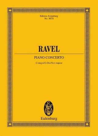 RAVEL:PIANO CONCERTO G-DUR SCORE