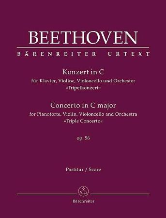 Slika BEETHOVEN:TRIPLE CONCERTO OP.56 SCORE