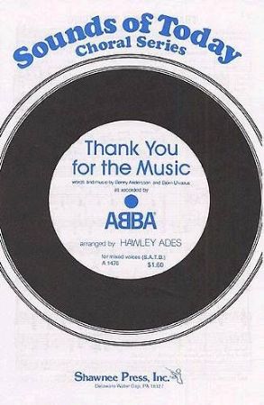 Slika ABBA:THANK YOU FOR THE MUSIC SATB